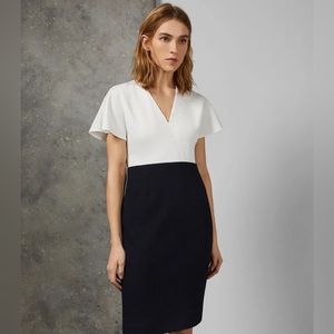 Ted Baker Color-block Midi Dress